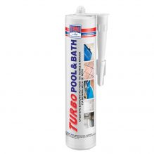 TURBO POOL & BATH Σιλικόνη Αντιμουχλική Διαφανής 310ml