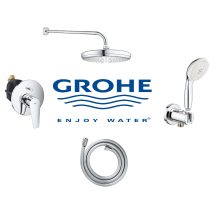 Grohe Bauedge New - Σετ Εντοιχισμού Λουτρού Πλήρες