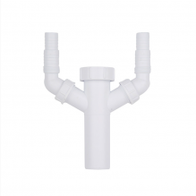 Κορμός Σιφονίου με Διπλή Παροχή 1 1/2'' x 40mm B.T