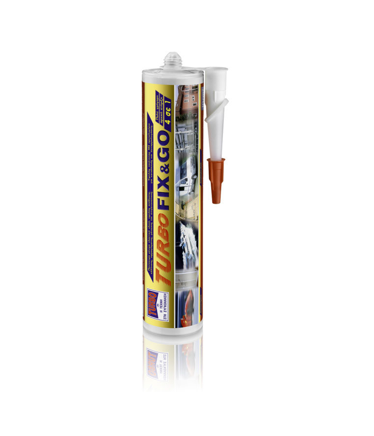 TURBO-FIX&GO Κόλλα Μονταρίσματος Λευκή 290 ml